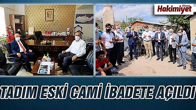 TADIM KÖYÜNÜ ZİYARET EDEN MÜFTÜ AYDIN, KOVANCILAR'DA CAMİ TEMELİ ATTI
