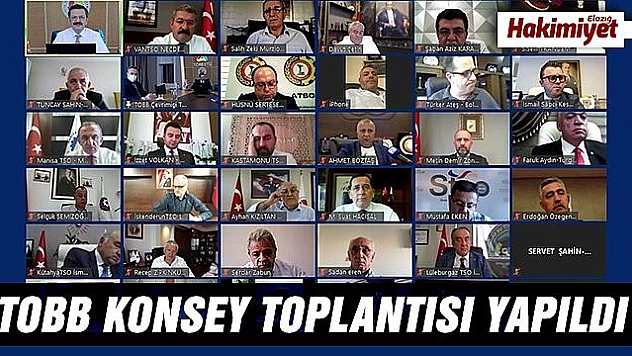 TİCARET VE SANAYİ ODALARI KONSEY TOPLANTISI YAPILDI