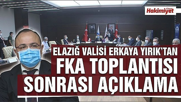 Vali Yırık'Katkı sağlayacak yatırımların değerlendirilmesi gündemimizde'