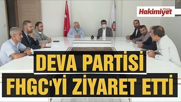 DEVA PARTİSİ FHGC'Yİ ZİYARET ETTİ