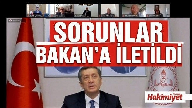 EĞİTİM MECLİSİ TOPLANTISINDA SEKTÖRÜN SORUNLARI BAKAN SELÇUK'A İLETİLDİ