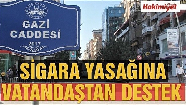 Elazığ'da o caddelerde sigara içme yasağı başladı, vatandaşlar destek verdi