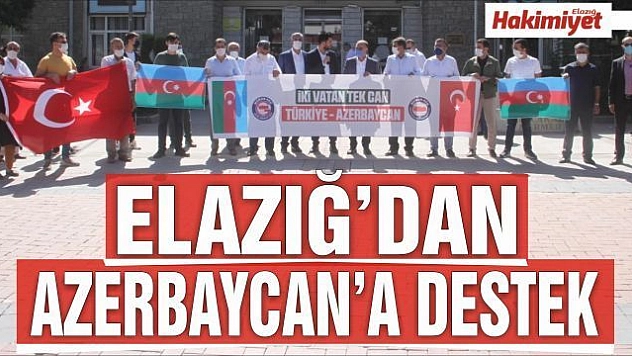 Elazığ'dan Azerbaycan'a destek