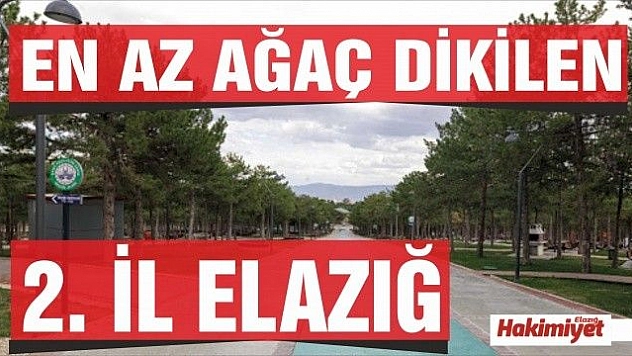Elazığ 'Geleceğe Nefes' kampanyasına en az bağış yapan 2. il oldu