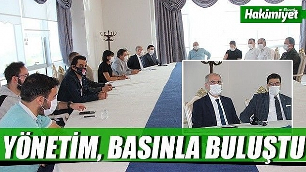 Elazığ İl Özel İdare yönetimi basınla buluştu
