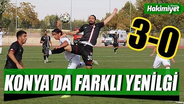 Elazığspor, Konya'da farklı mağlup!