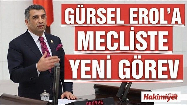 GÜRSEL EROL'A MECLİSTE YENİ GÖREV