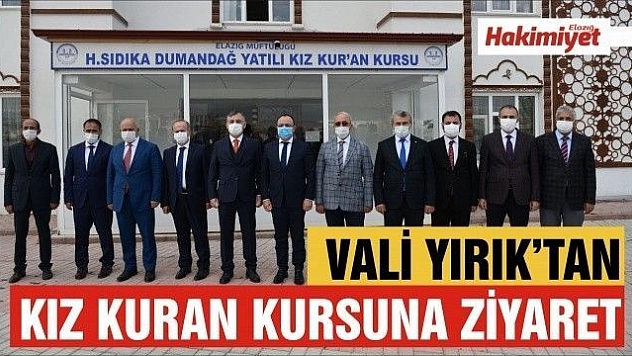 HACI SIDIKA DUMANDAĞ KIZ KURAN KURSUNA ZİYARET 