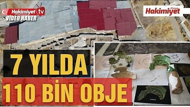 Harput Kalesi kazılarında 7 yılda 110 bin adet obje çıktı