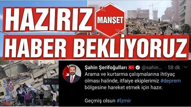 'HAZIRIZ, HABER BEKLİYORUZ'