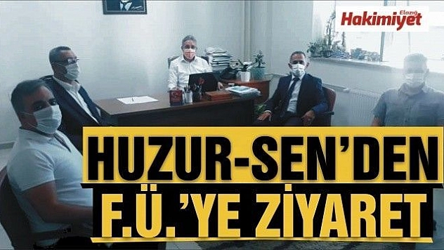 HUZUR-SEN'DEN FIRAT ÜNİVERSİTESİ'NE ÖNEMLİ ZİYARET