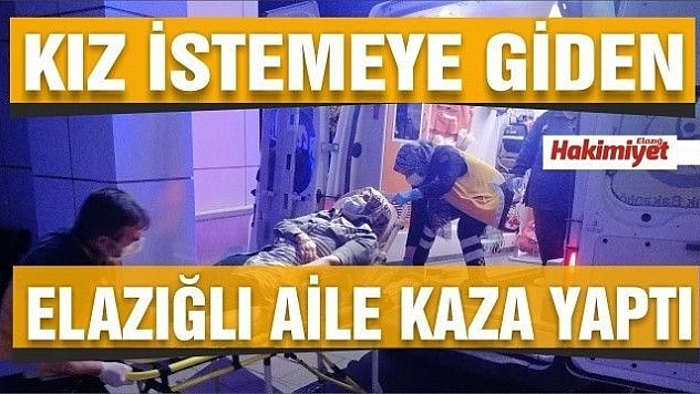 Kız istemeye giden aile kaza yaptı: 4 yaralı