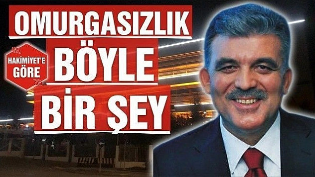 OMURGASIZLIK BÖYLE BİRŞEY