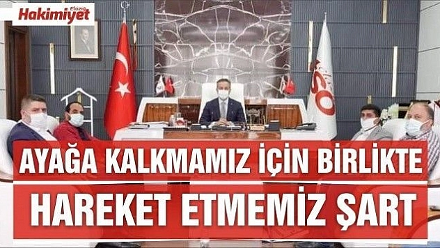 YILMAZ: 'AYAĞA KALKMAMIZ İÇİN BİRLİKTE HAREKET ETMEMİZ ŞART'