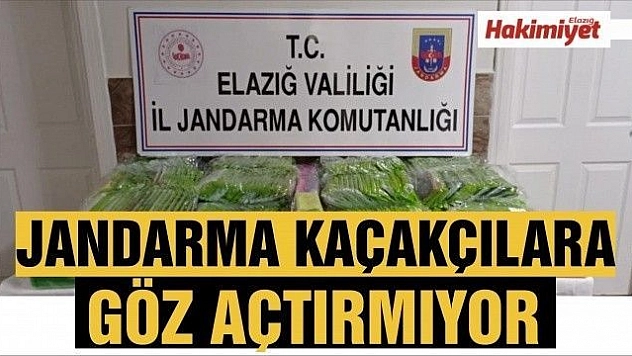 Elazığ'da kaçakçılıkla mücadele