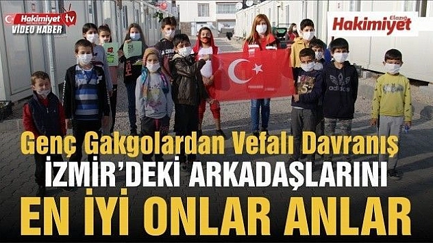 Elazığ'dan İzmir'e içleri ısıtan depremzede kardeşliği