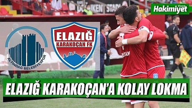 Elazığ Karakoçan'a kolay lokma