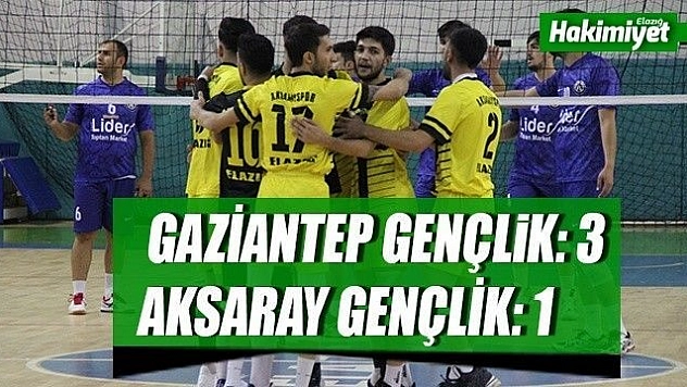 Gaziantep Gençlik: 3 - Aksaray Gençlik: 1