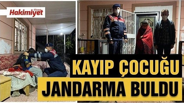 JANDARMA DEVRİYESİ BULDU VE AİLESİNE TESLİM ETTİ