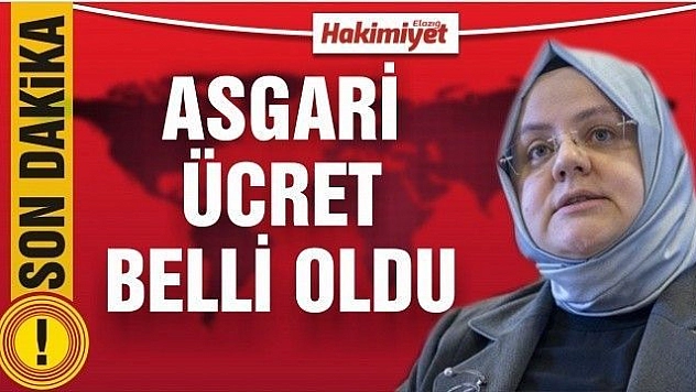 Bakan Selçuk 2021 yılında uygulanacak asgari ücreti açıkladı