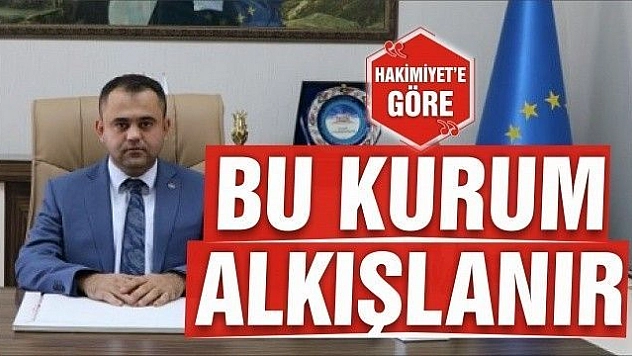 BU KURUM ALKIŞLANIR