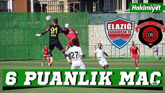 Elazığ Karakoçan'ın 6 puanlık maçı!