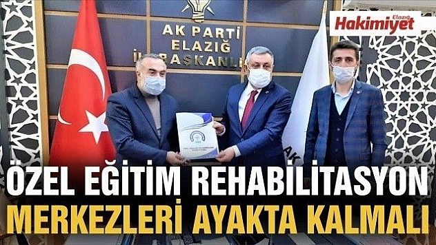 ÖZEL EĞİTİM REHABİLİTASYON MERKEZLERİ AYAKTA KALMALI 