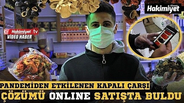 Pandemiden etkilenen Kapalı Çarşı esnafı, çözümü online satışta buldu