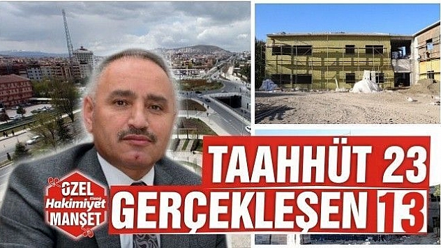 TAAHHÜT 23, GERÇEKLEŞEN 13