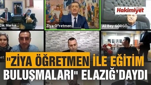 Ziya öğretmen ile eğitim buluşmaları Elazığ'daydı
