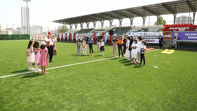 2021 Yılı Yaz Kur'an Kursu Düzenlenen Şenlikle Tamamlandı