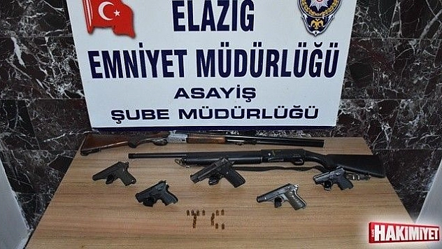 Elazığ'da asayiş uygulamaları: 7 tutuklama