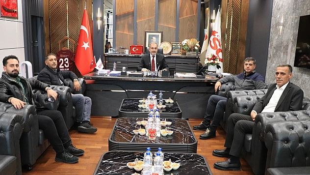 27'nci Dönem Tunceli Milletvekili Polat Şaroğlu'ndan  Başkan Alan'a Ziyaret