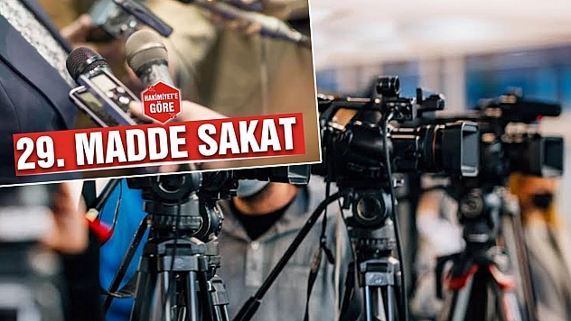 29. Maddenin Sakatlığı Kabul Edildi