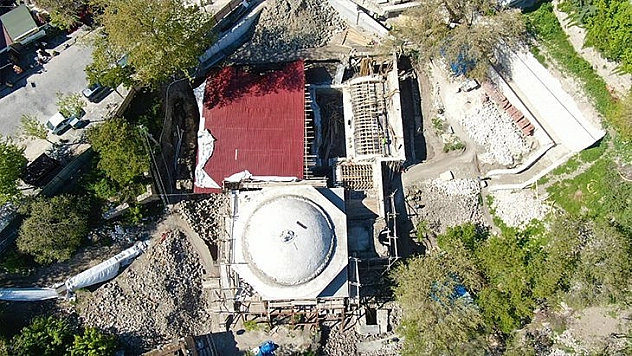 388 Yıllık Hoca Hasan Hamamı'nda Restorasyon Çalışmaları Başladı