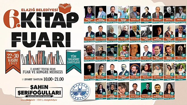 6. Kitap Fuarı'nda şair ve yazarlar vatandaşlarla buluşacak