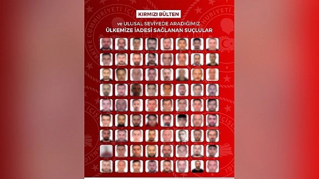 72 suçlu Yurt Dışından Türkiye'ye getirildi