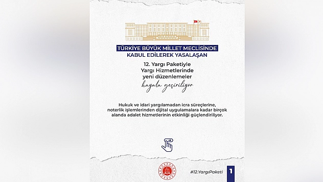 Adalet hizmetlerinde yeni dönem başlıyor