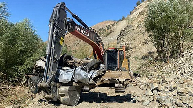 Adıyaman'da araç şarampole yuvarlandı: 1 yaralı