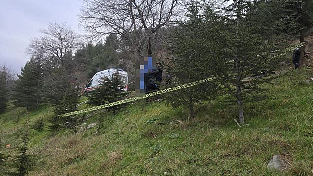 Ağaca Asılı Halde Erkek Cesedi Bulundu!