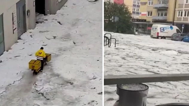 Ağustos Ayında Bu Manzarayla Uyandılar, Kar Küreme Makineleri Harıl Harıl Çalışıyor