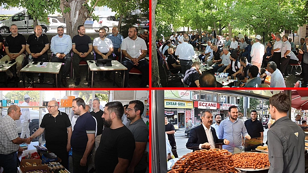 Ak Parti, kavurucu sıcaklara rağmen sahada