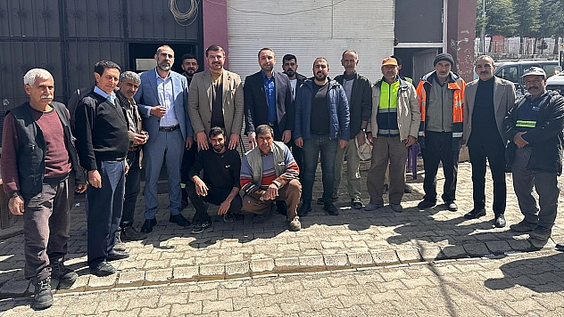 Alacakaya'da yaşanan bir ilkle işçiler çifte bayram yaşadı