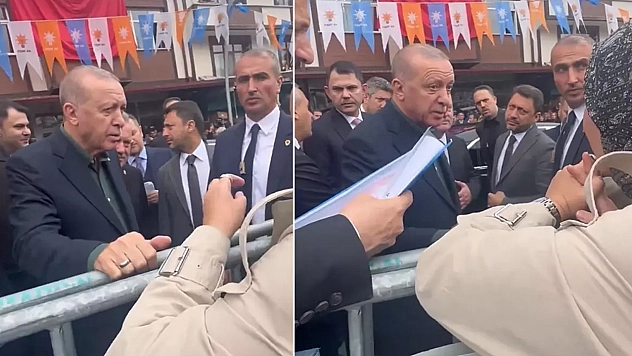 Atanamayan öğretmen yaşadıklarını Cumhurbaşkanı Erdoğan'a gözyaşları içinde anlattı
