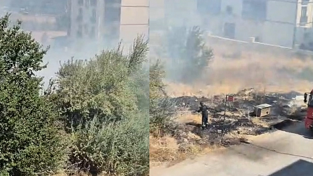 Ataşehir Mahallesi'nde yangın!