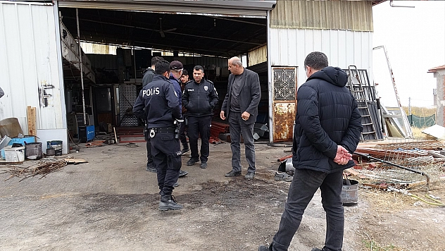 Atölyede tehlikeli ısınma: Tiner alevlenince iki stajyer yandı