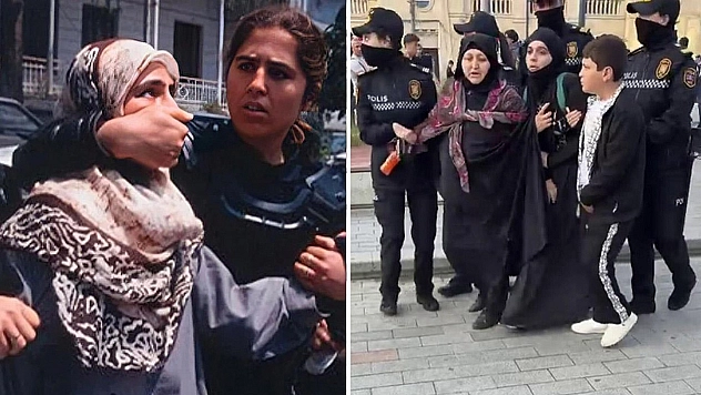Azerbaycan'da 28 Şubat dönemini hatırlatan gözaltı görüntüleri
