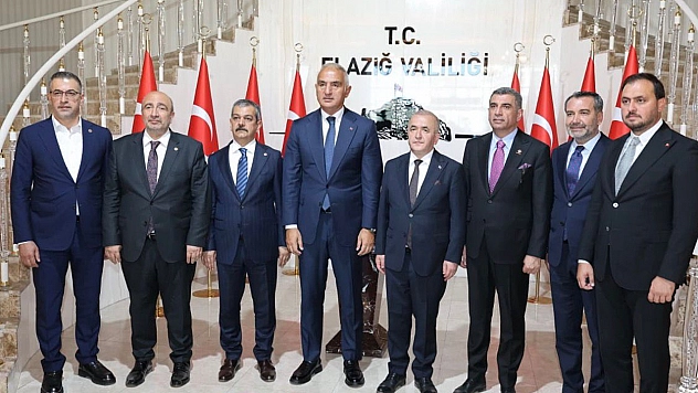 Bakan Ersoy'dan Elazığ Valiliği'ne ziyaret