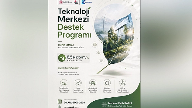 Bakan Kacır'dan müjde: Teknopark ve TEKMER'lere 6,5 Milyon TL'lik hızlandırma desteği