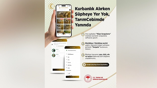 Bakanlıktan kurbanlık uyarısı: 'Küpe sorgulamasıyla bilgileri anında öğrenin'
